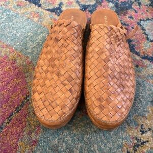 Kelsi Dagger Brown Woven Slip-Ons